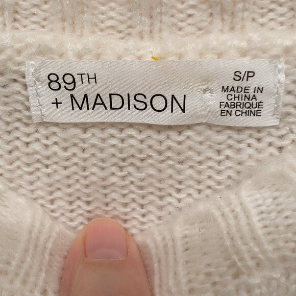 89th & Madison Red Spacedye Sweater Size Small NWT - Picture 7 of 10